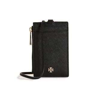 Tory Burch lanyard card holder